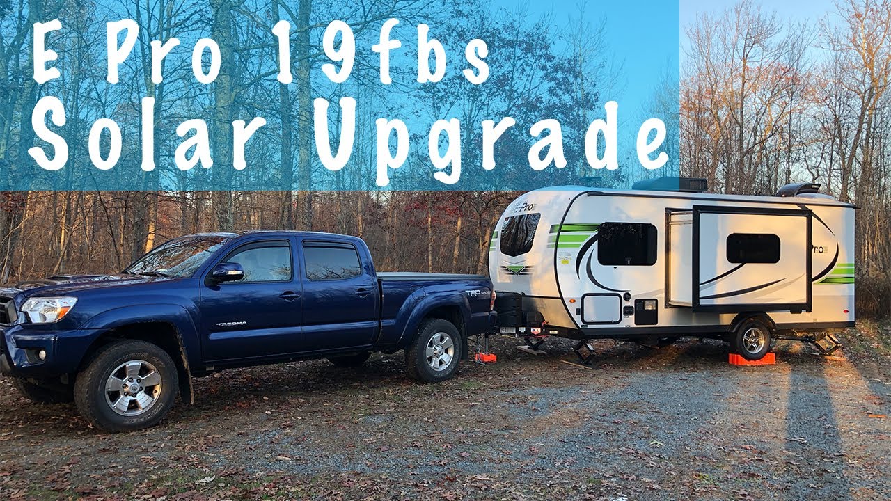400w Solar Install on Geo Pro 19fbs - Travel Trailer solar system
