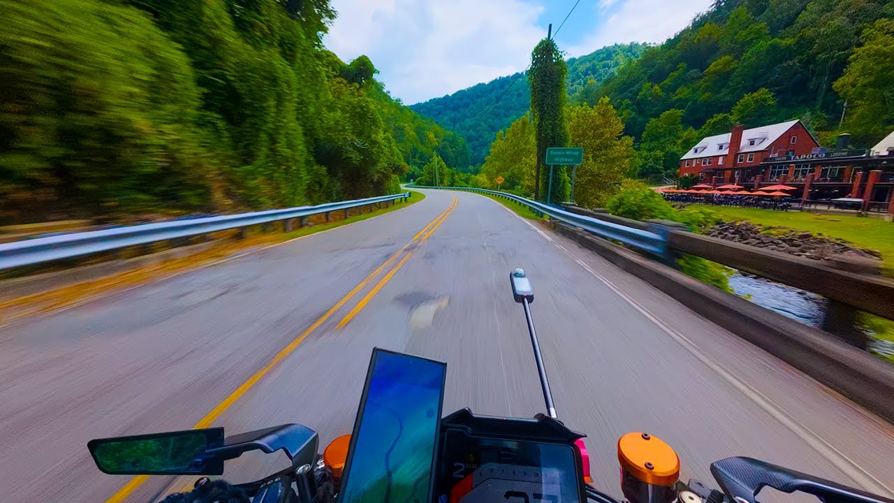 Tapoco Lodge To Robinsville POV Ride - KTM 1290 Super Duke R Evo