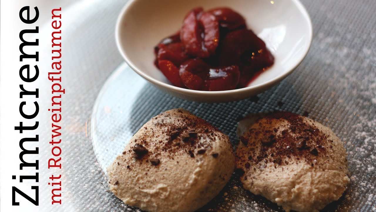 Rezept - Zimtcreme mit Rotweinpflaumen - Weihnachtsmenü 2011 (Red Kitchen - Folge 154)
