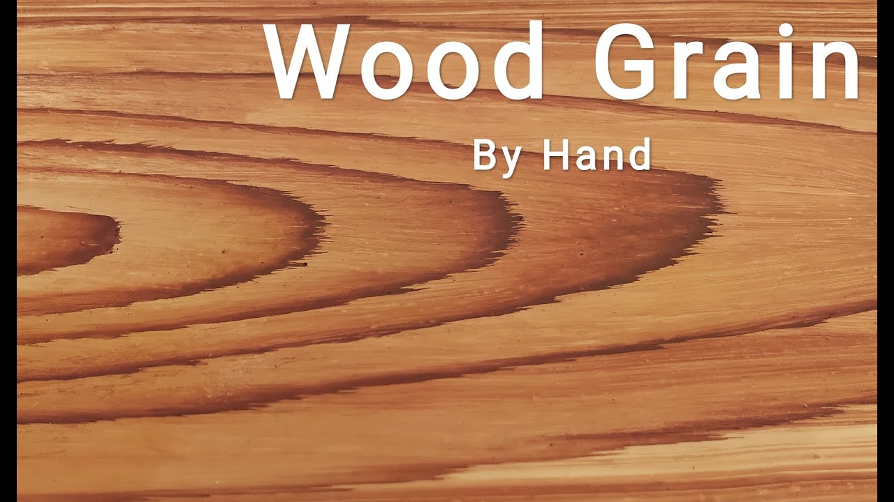 Wood Grain Brush Se Bnane Ka Tariqa. Danish Paint &Tech.