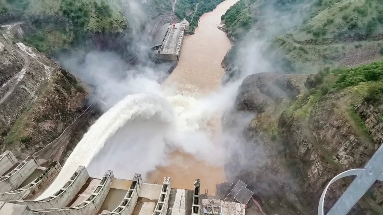 Gibe III Spillway Opening August 2020