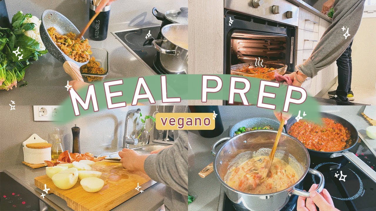 MEAL PREP 🍲I Así es como hago Batch Cooking, menú semanal 🌱