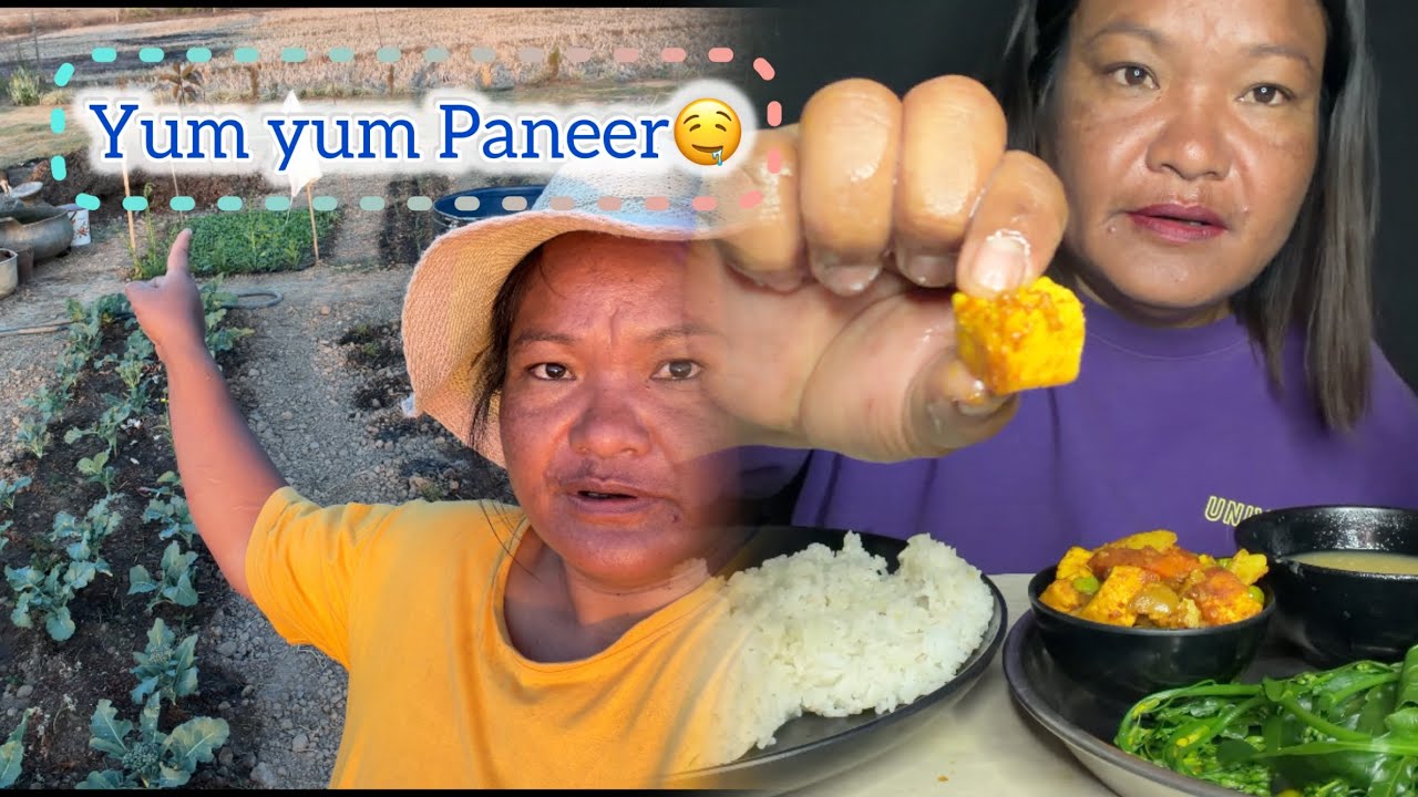 Cooking Paneer // Eating Paneer 🧀 🤤