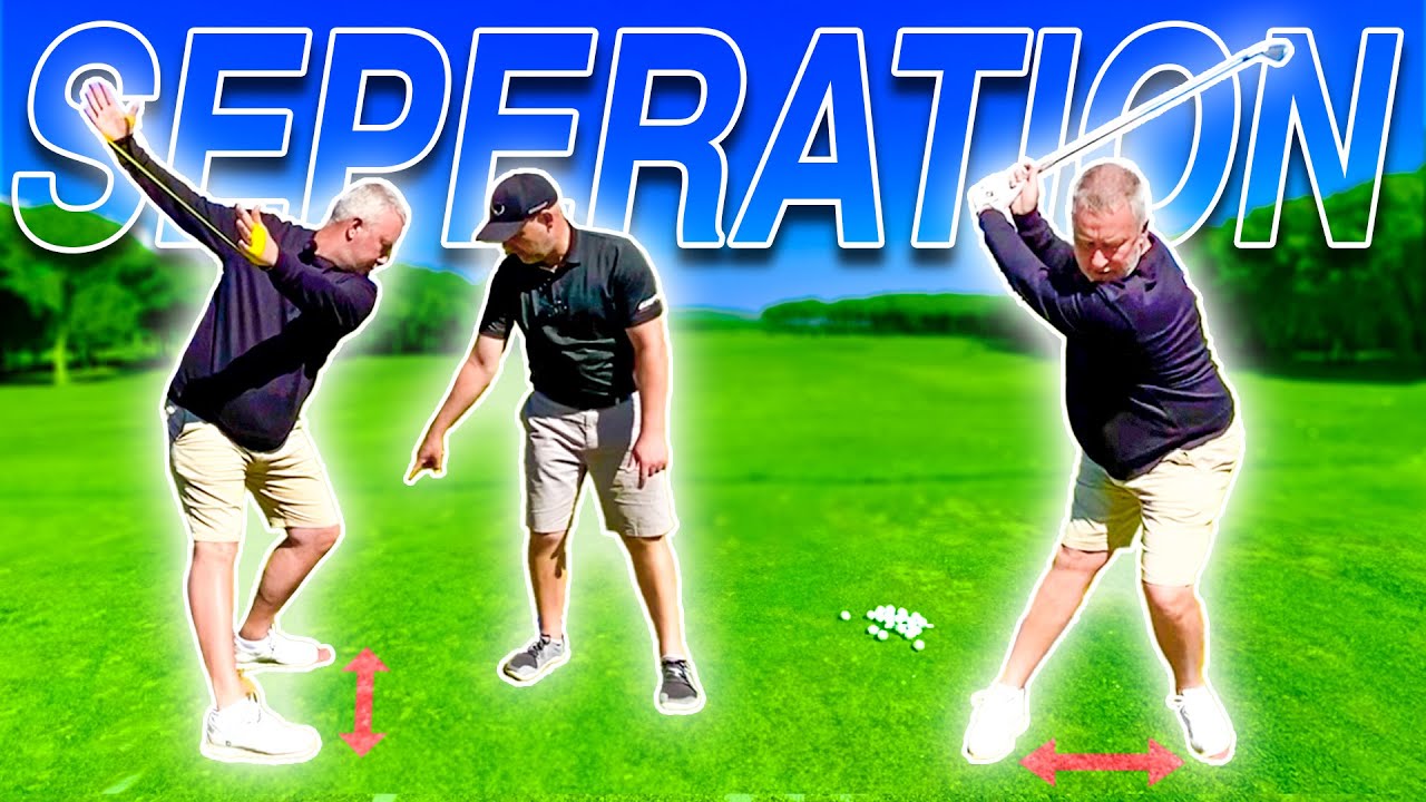 1 Simple Drill to get TOUR PRO Separation in the Golf Swing