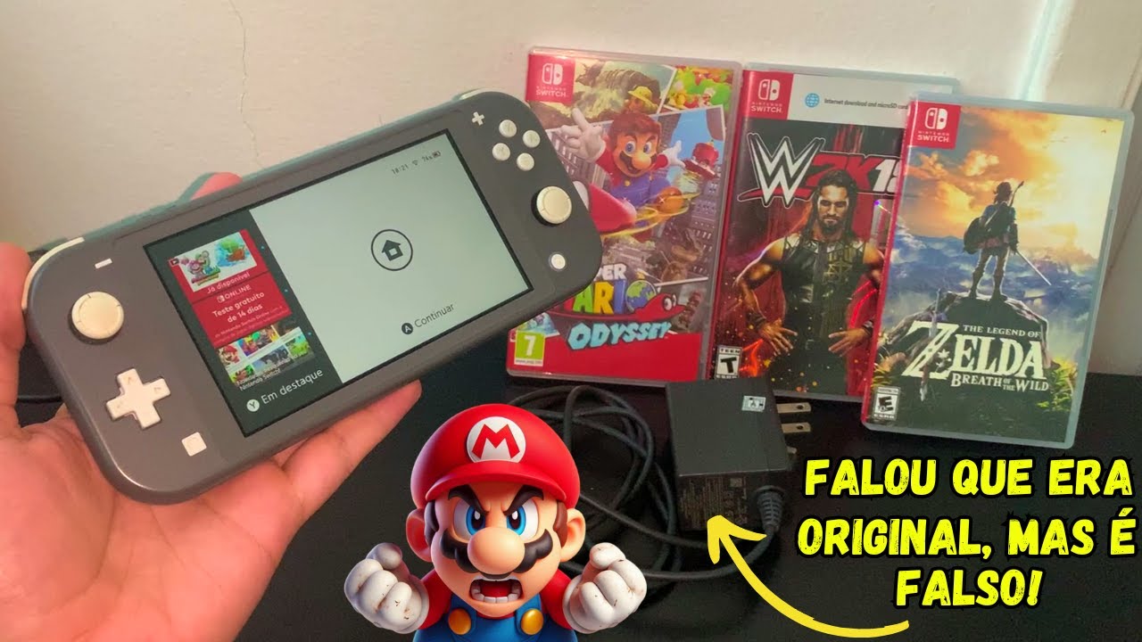 COMPREI UM SWITCH LITE E O VENDEDOR ME ENGANOU?