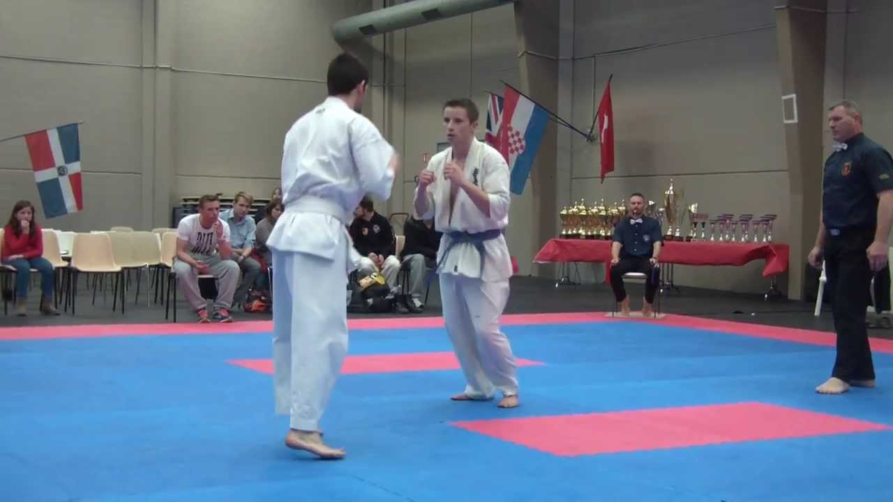 French Open Shinkyokushinkai Romain CHRIST Vs Yann PAILLAT Novice LightMen