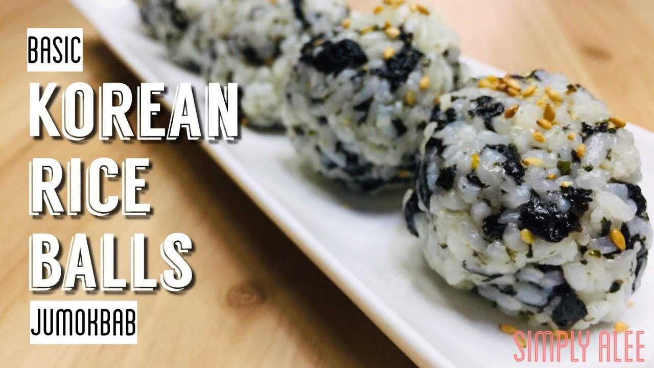 BASIC KOREAN RICE BALLS (JumokBab)|| Easy Korean Rice balls|| Kid&rsquo;s Recipe