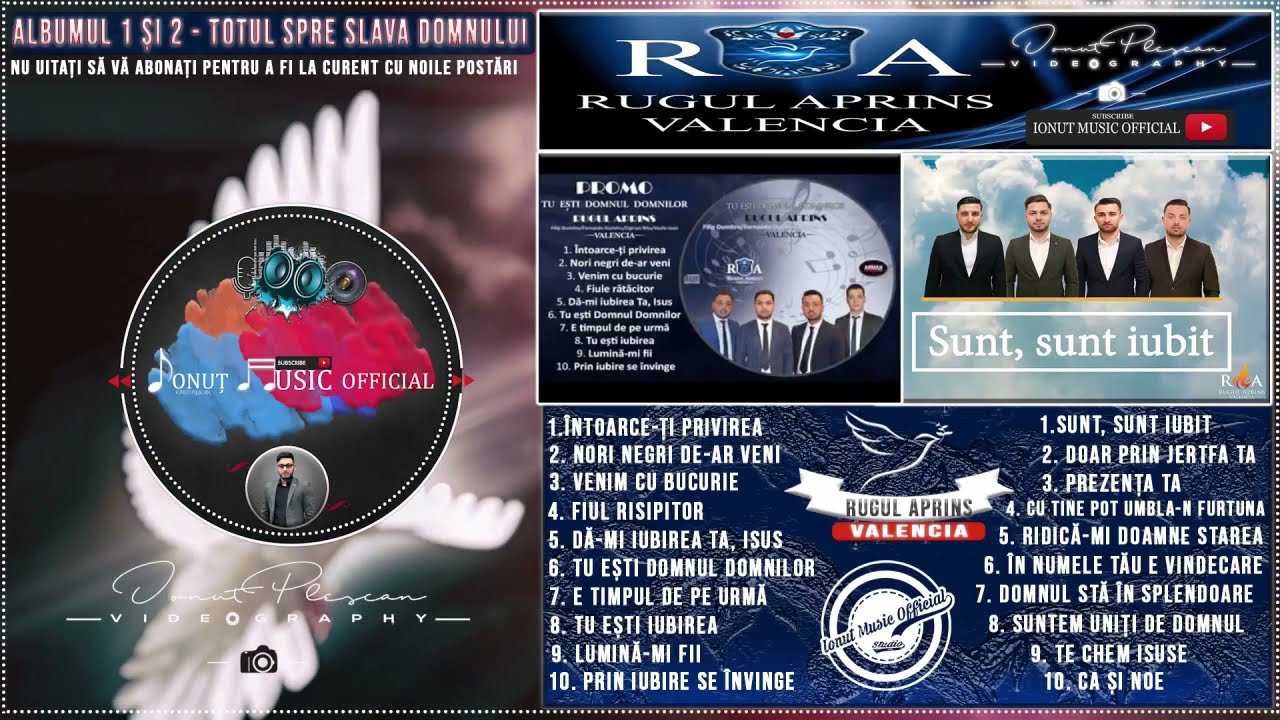 RUGUL APRINS VALENCIA  | COLAJ CU DOUĂ ALBUME VOL 1 NORI NEGRI DE AR VENI,  VOL 2 SUNT, SUNT IUBIT