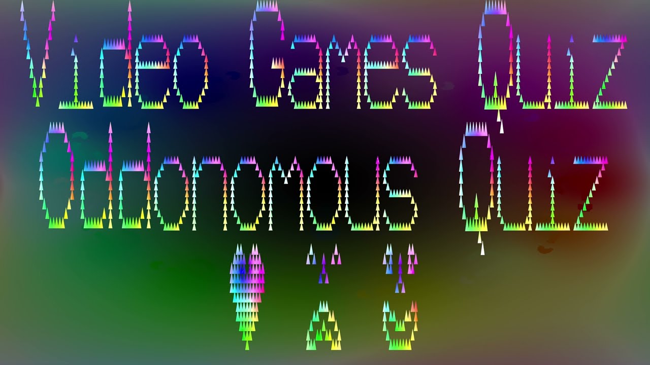 Video Games Quiz 2