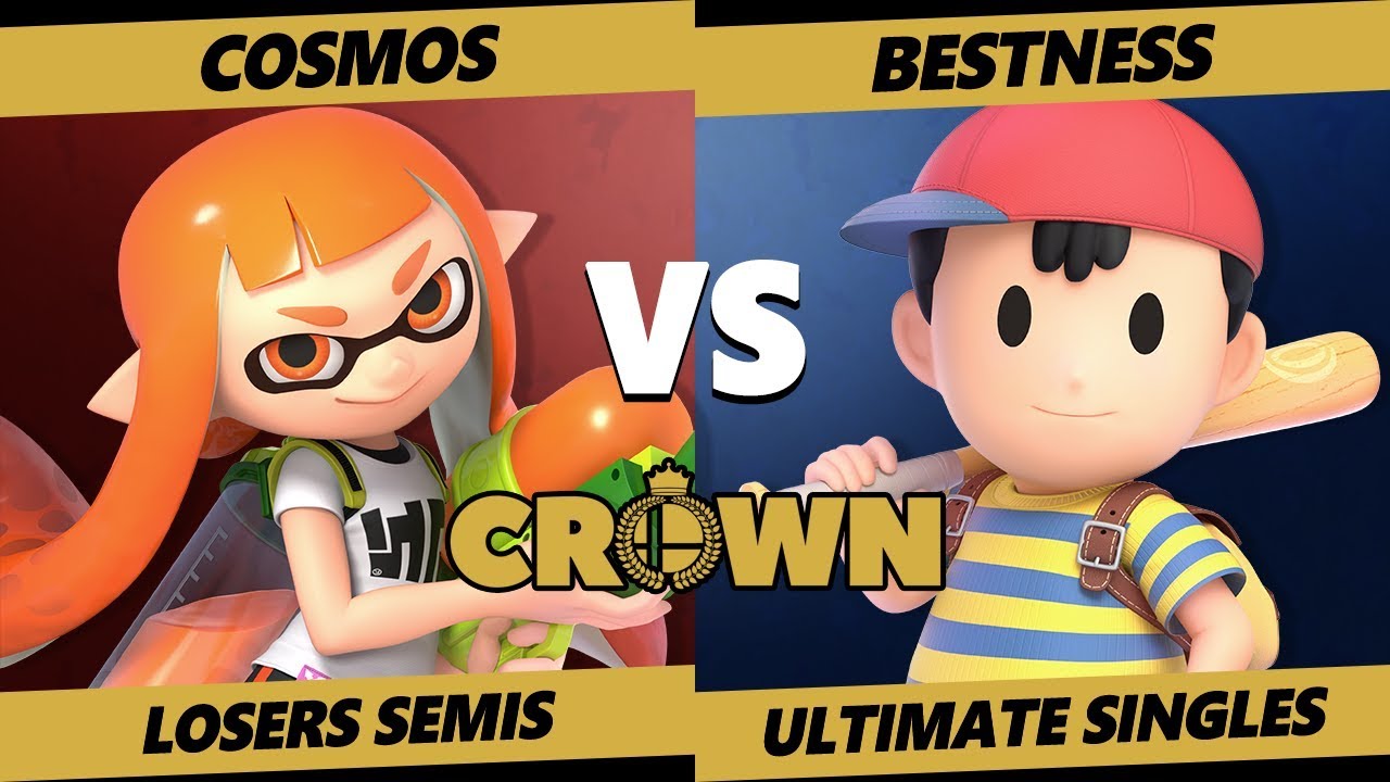 Crown 2019 SSBU - PG | Cosmos (Inkling) Vs. A | BestNess (Ness) Smash Ultimate Tournament L. Semis