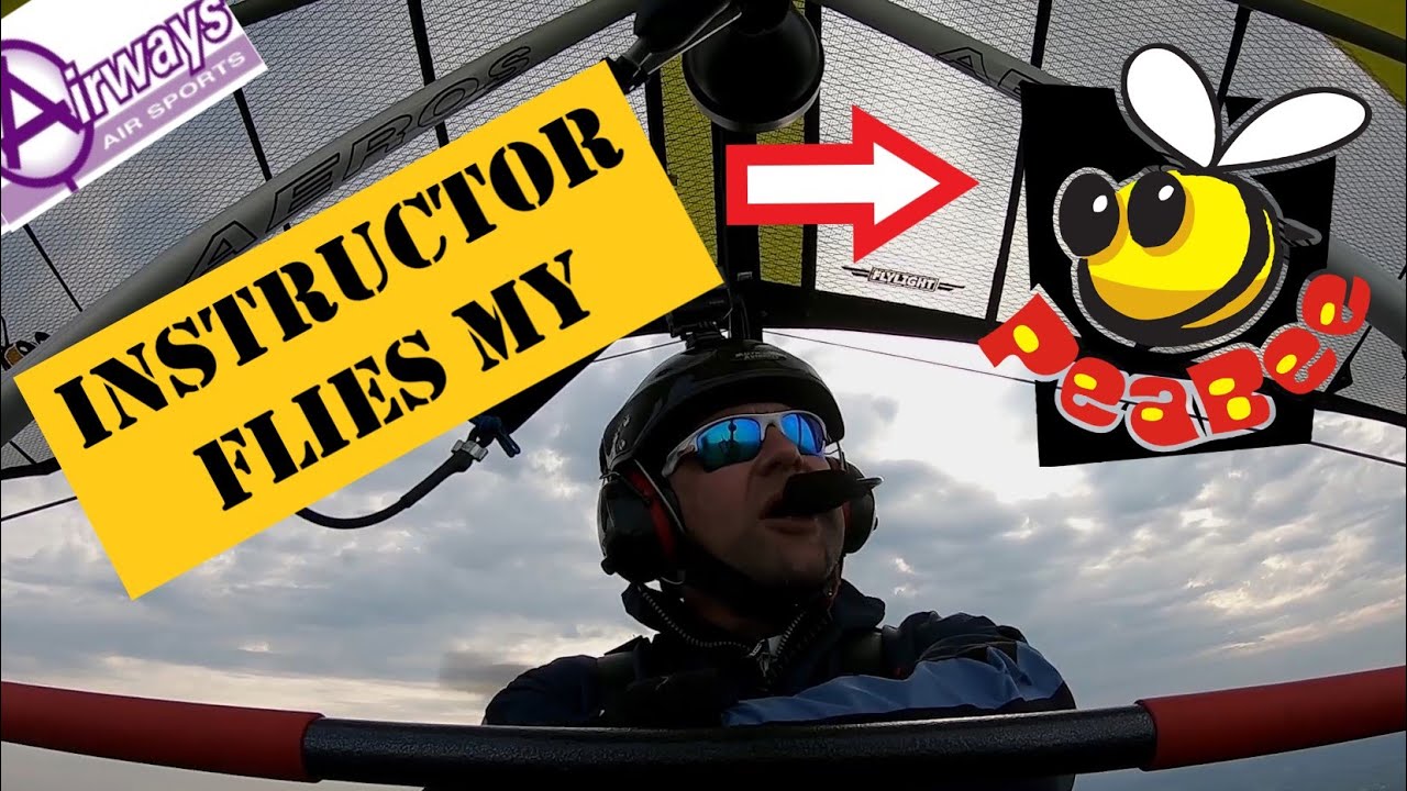 FIRST PeaBee flight with my INSTRUCTOR - SUB70/Ultralight/Nanolight