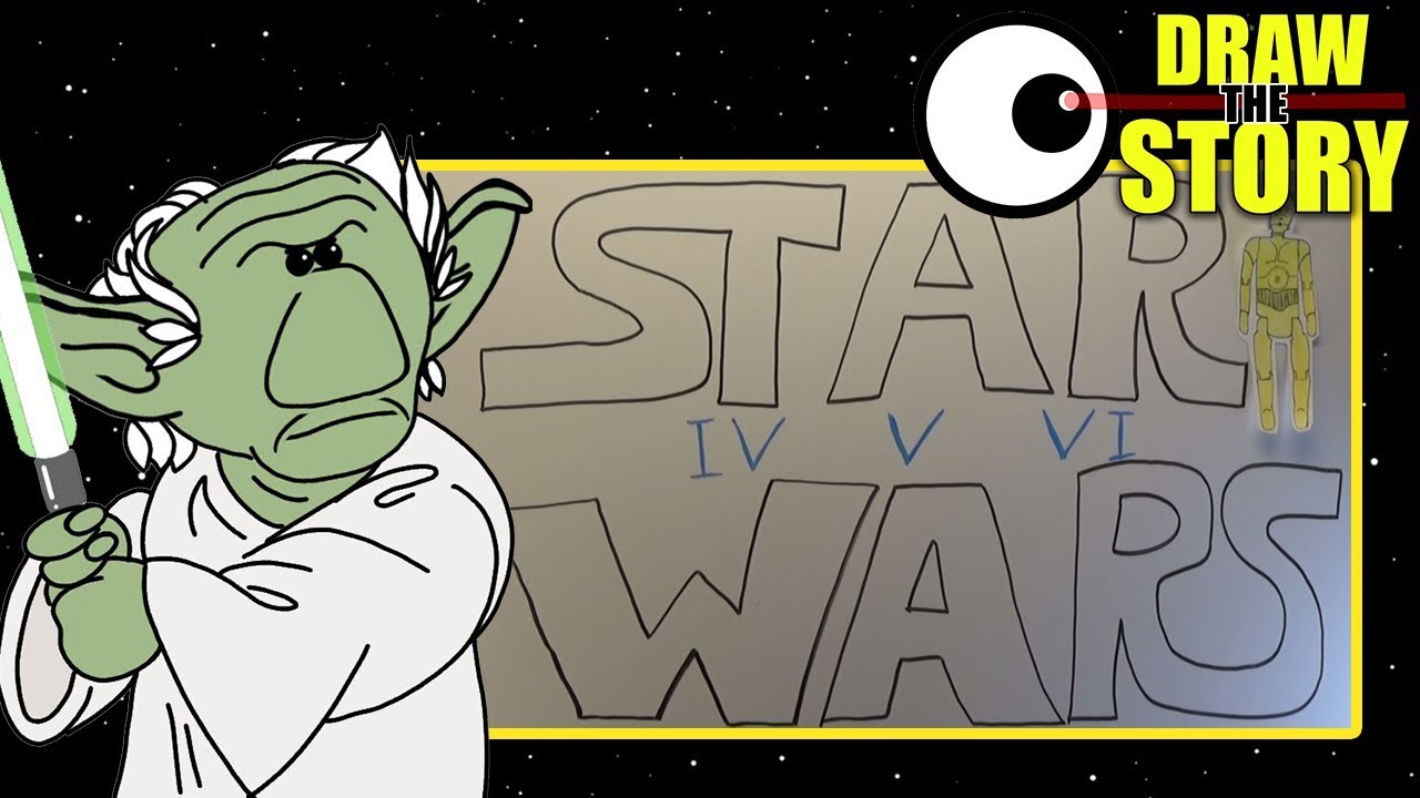 La PRIMA TRILOGIA di STAR WARS in 10 minuti ⭐ Draw The Story