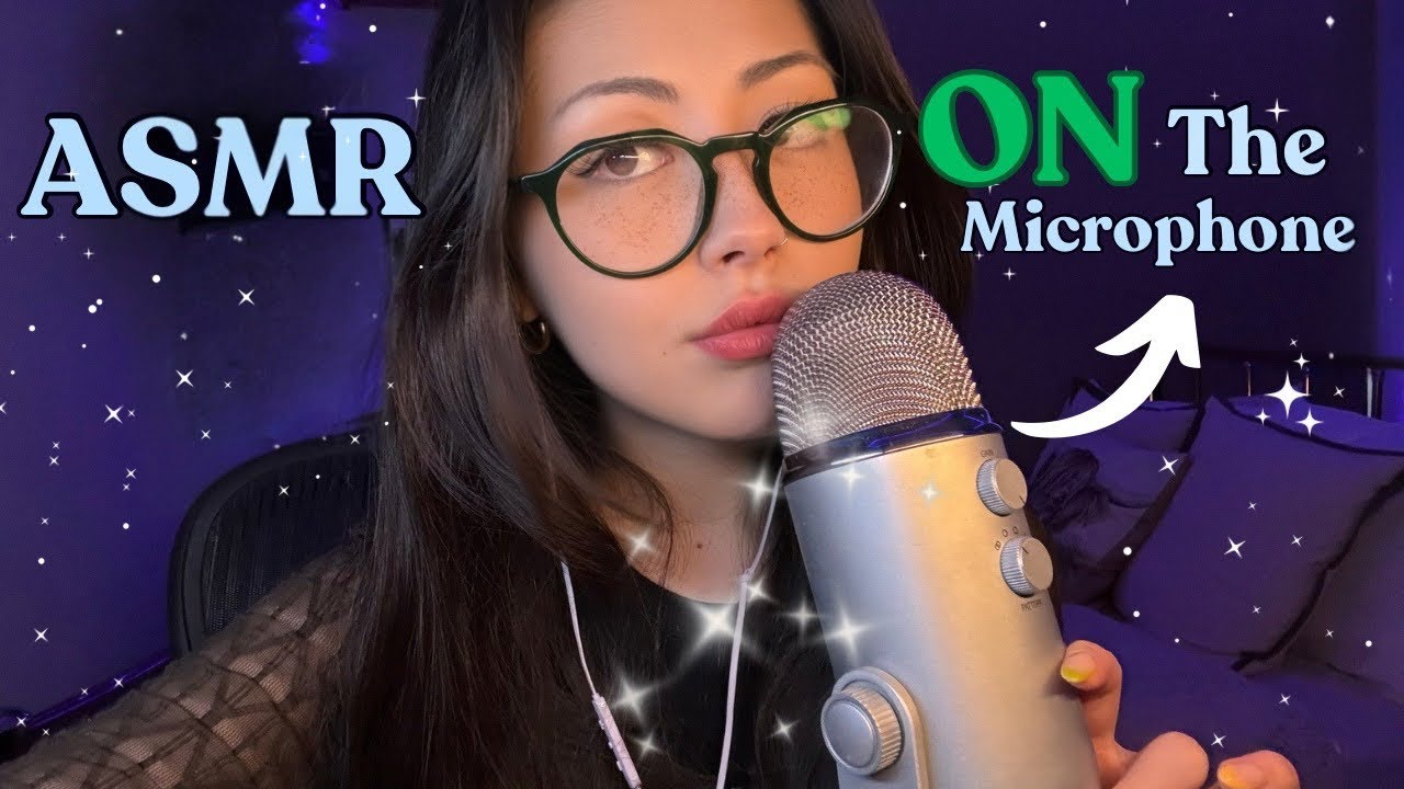 ASMR Directly On The Microphone (mouth sounds, brushing, glue sticks&hellip;)