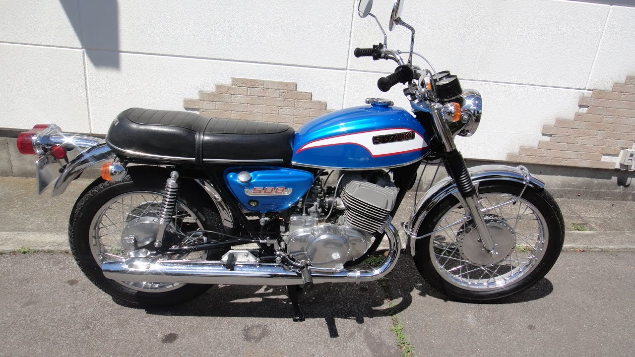 1973 SUZUKI T500K 実走編　絶好調！