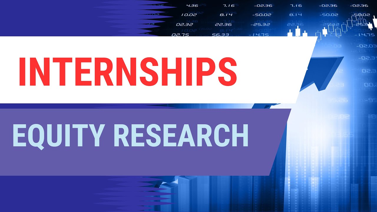 Top 4 Equity Research Internships in India & How to get them? #equityresearch #investmentbanking