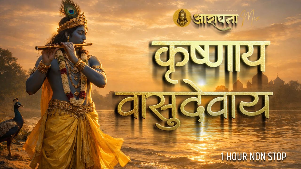 Krishnay vasudevay harye parmatmane chanting song कृष्णाय वासुदेवाय 1 HOUR NONSTOP