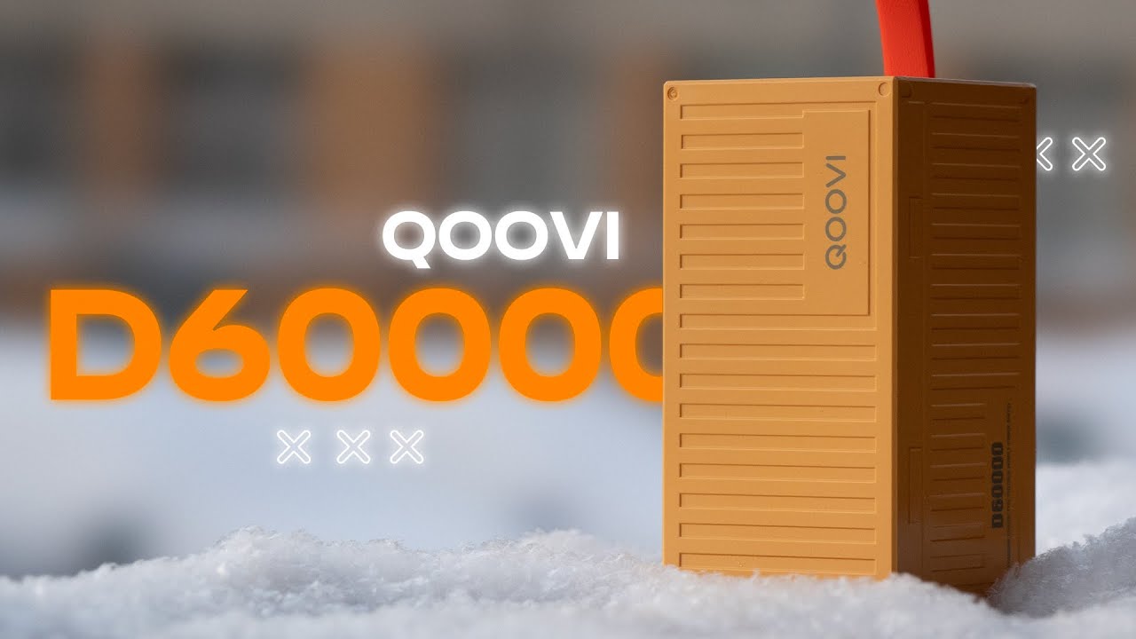 Просто ЦАРЬ ЗА 2 499 Р 🔥 Повербанк QOOVI 60000 мАч Power Bank PD QC 3,0 портативный аккумулятор