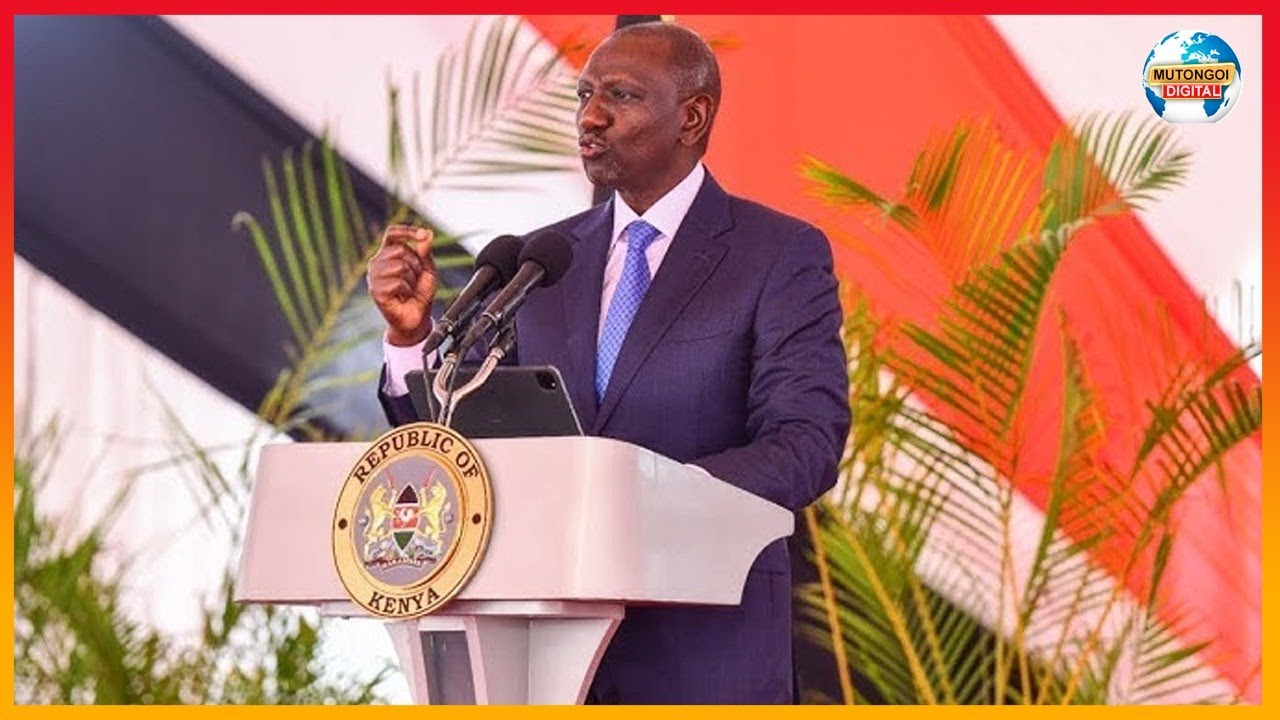 PRESIDENT WILLIAM RUTO KWENDA UTETI NA NDUUTHI IVETANGWE KANISANI