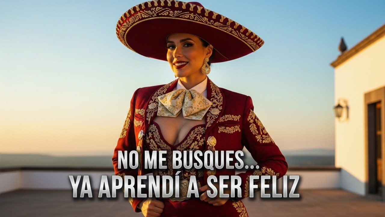 NO ME BUSQUES… YA APRENDÍ A SER FELIZ |Ranchera de Empoderamiento | Ranchera Clásica | Rosa Ranchera