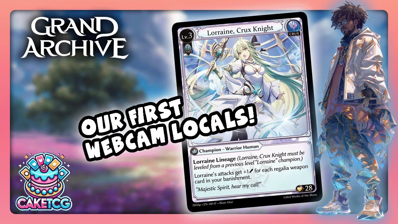Can a Digimon Player Survive A Grand Archive Webcam Locals? | Grand Archive Locals Recap Vlog Ep.1