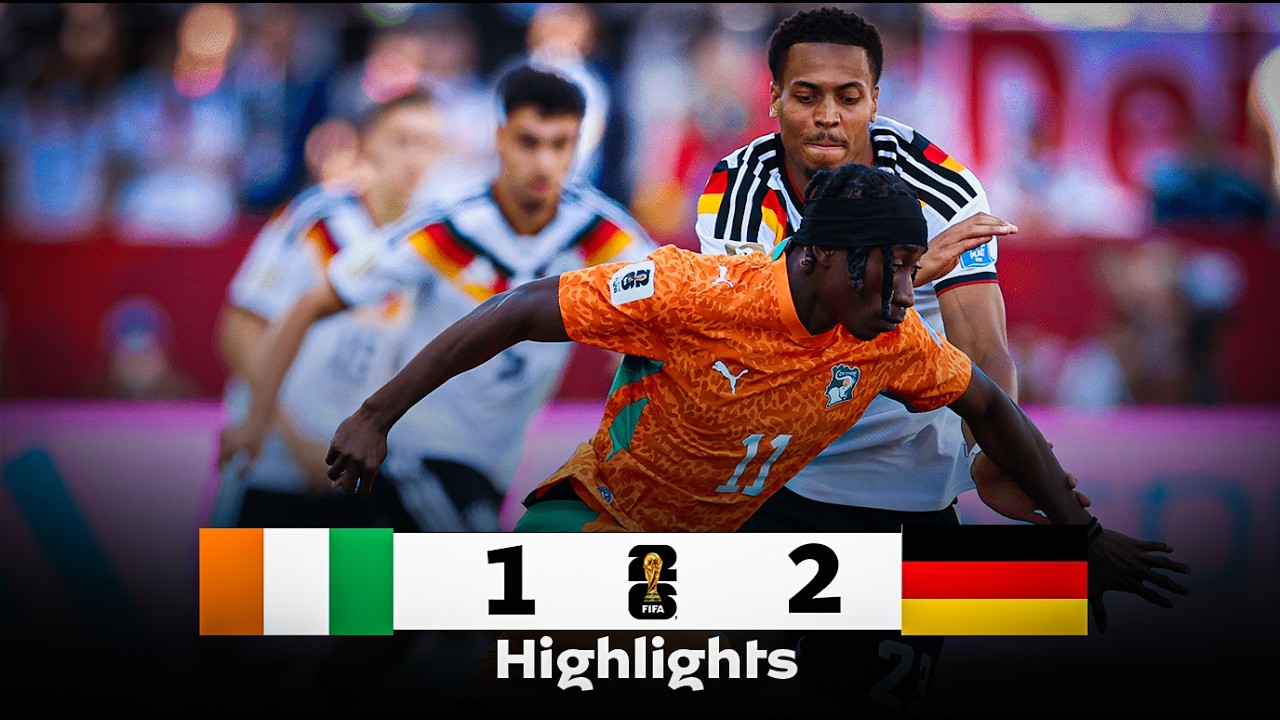 Ivory Coast vs Germany 1-2 | FIFA World Cup 2026 Highlights