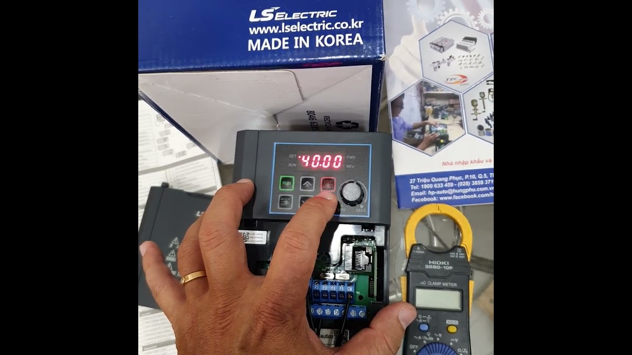 Biến Tần LS G100 Điều Khiển Không Cần Cài Đặt.