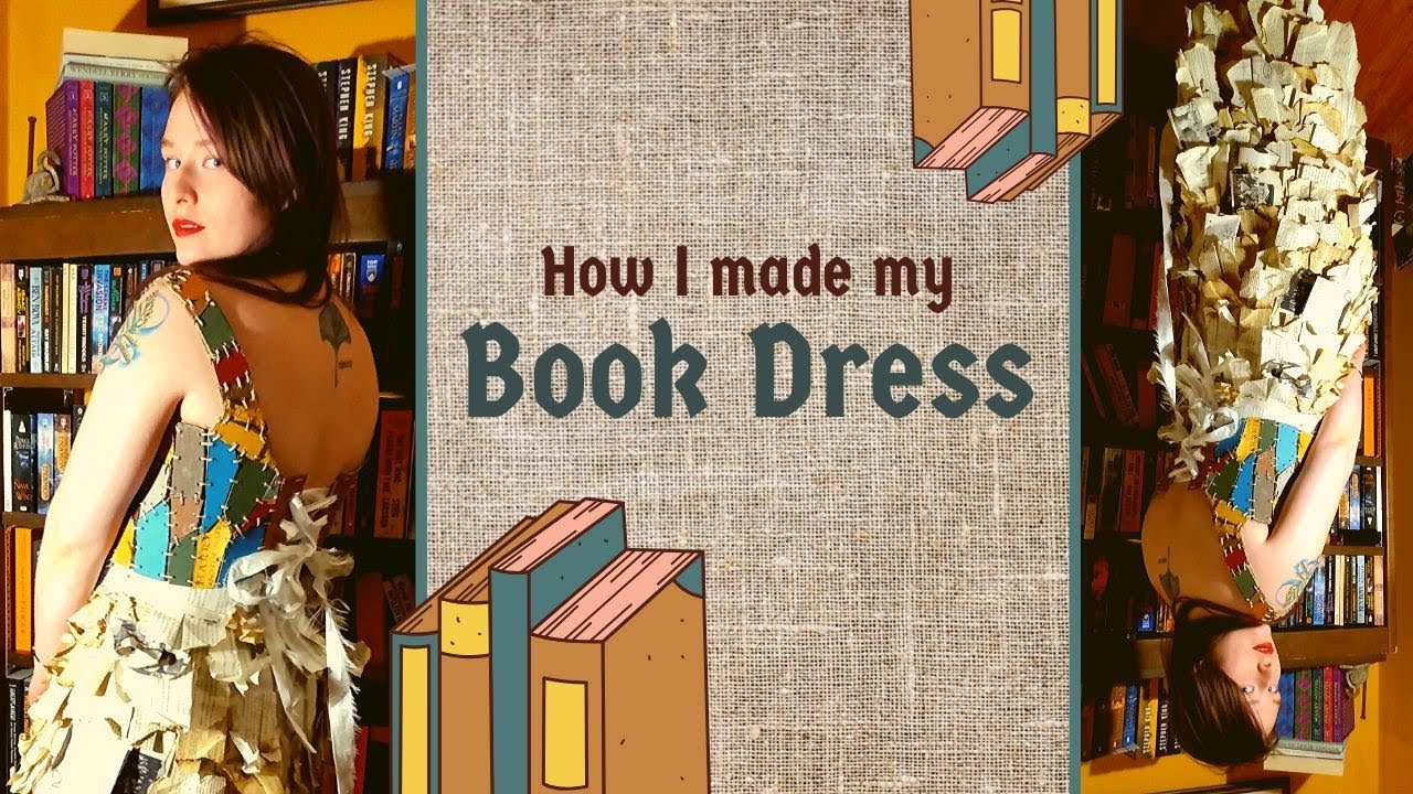 I made a book page dress (And it still fits)