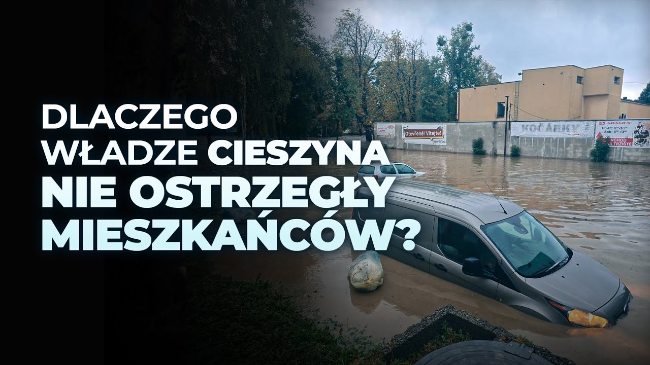 NIE MIELI SZANS UCIEC PRZED POWODZIĄ. Dlaczego władze Cieszyna nie ostrzegły mieszkańców?