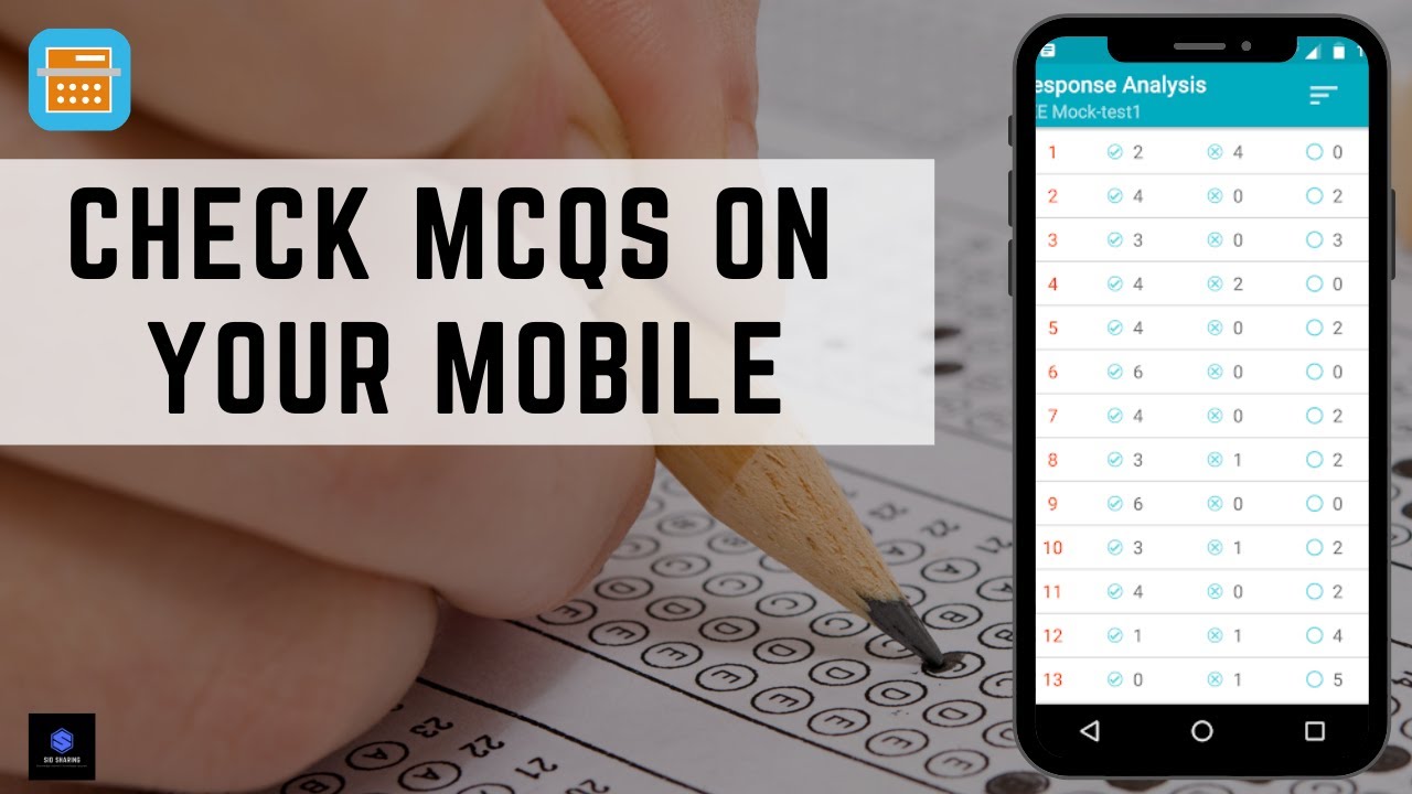 How to Scan Your MCQs Sheet on Mobile ? How to use OMR Evaluator? OMR Scanner - Eval bee