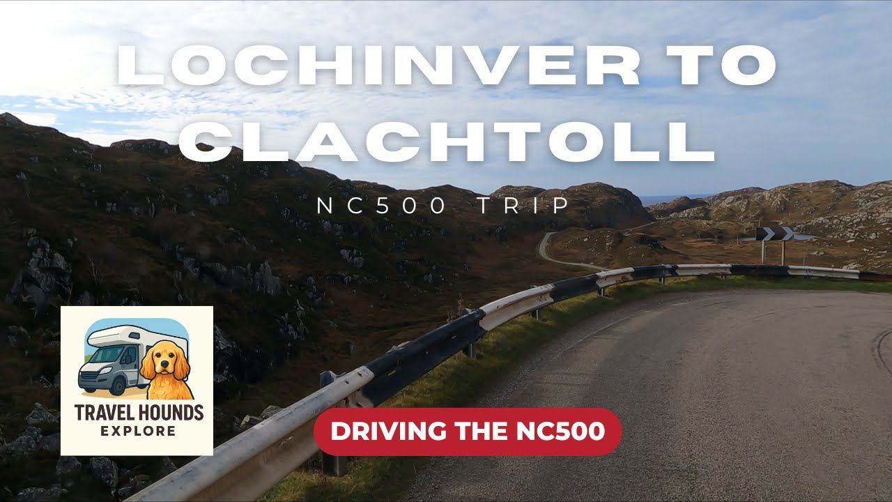 Epic Scottish NC500 Road Trip! Lochinver to Clachtoll in our Motorhome and Surprise Northern Lights!