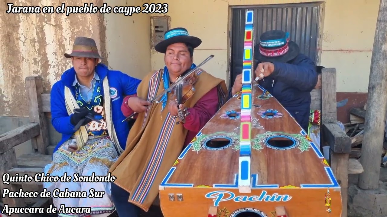 JARANA EN EL PUEBLO DE CAYPE 2023 / Quinto Chico de Sondondo  y Pacheco de cabana Sur