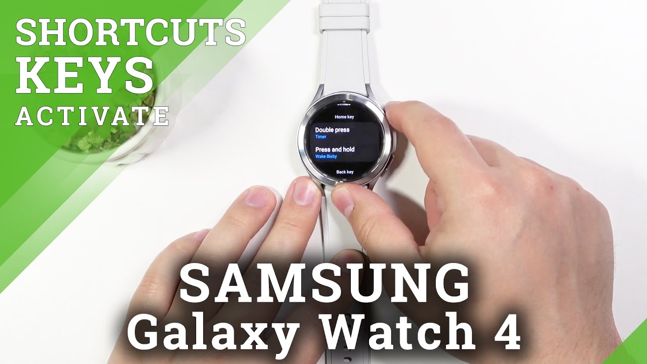 How to Adjust Shortcut Buttons on SAMSUNG Galaxy Watch 4 &ndash; Assign Functions