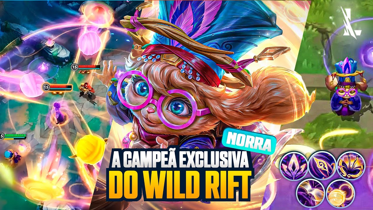 NUNCA VI ISSO NO WILD RIFT! A ULTIMATE DA NORRA &Eacute; INSANA | LoL Wild Rift
