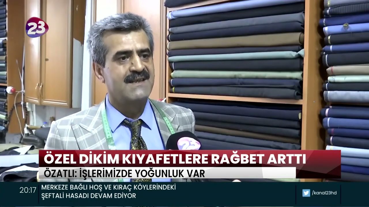Özel Dikim Elbiselere Talep Arttı - Takım Elbiseler 4 Bin TL'den Başlıyor
