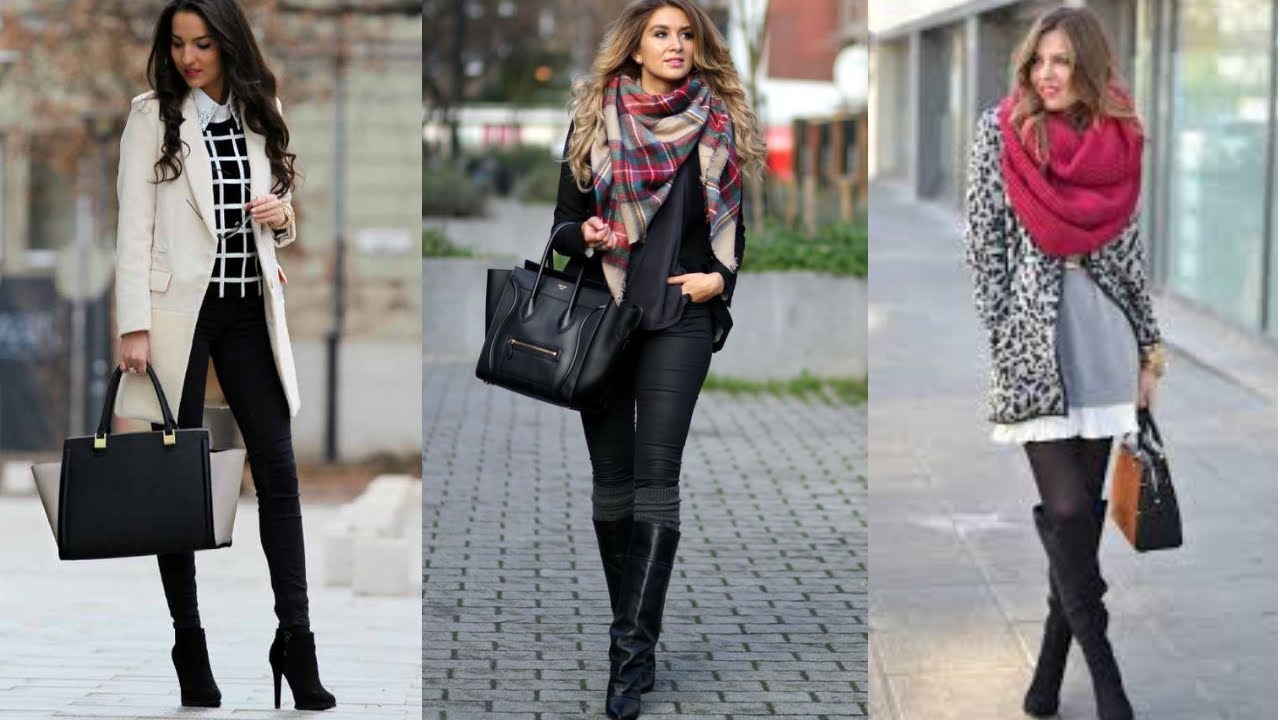 COMBINACIONES DE ROPA DE MODA OTOÑO INVIERNO 2019 2020 / Tendencias moda mujer 1º  Fashion Love