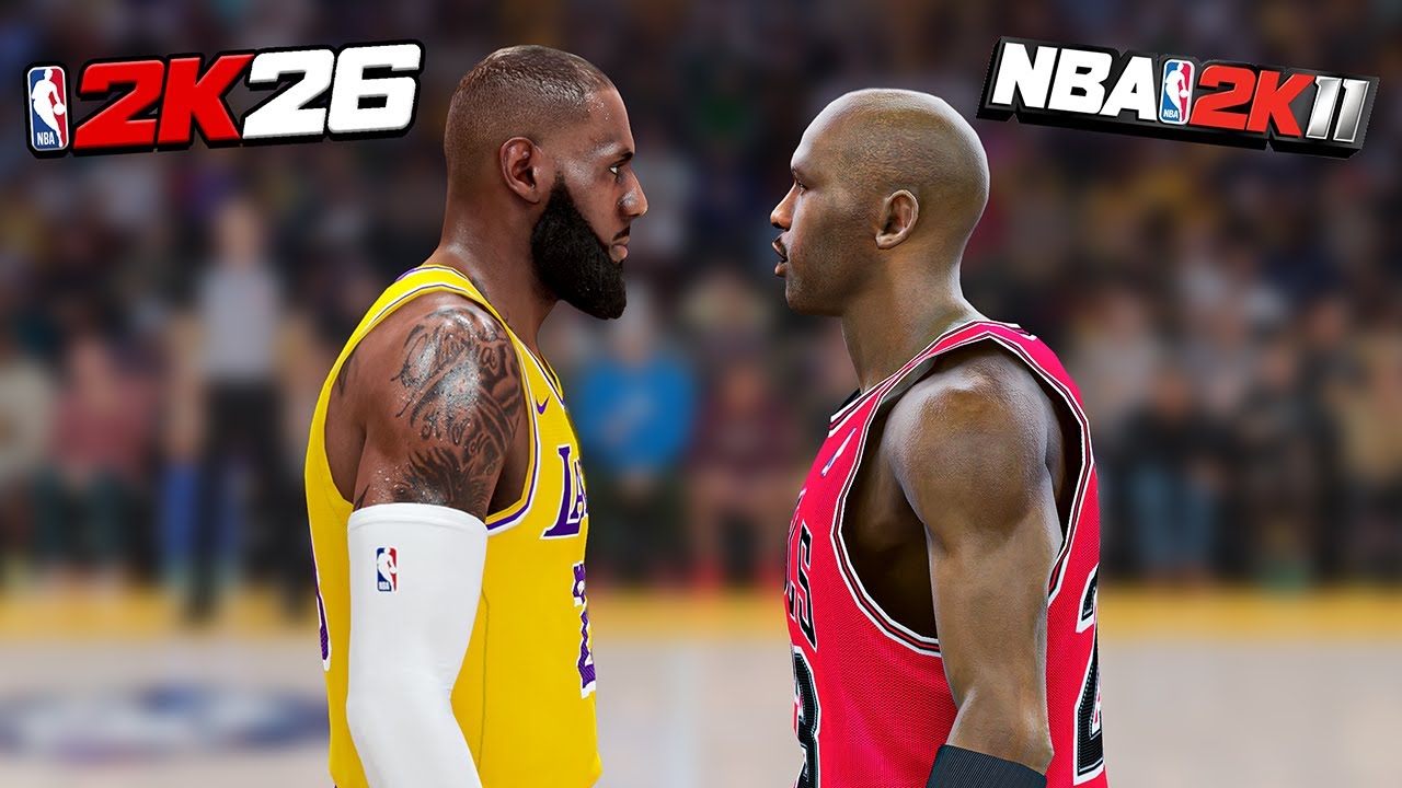 Леброн против Джордана в каждой игре NBA 2K!