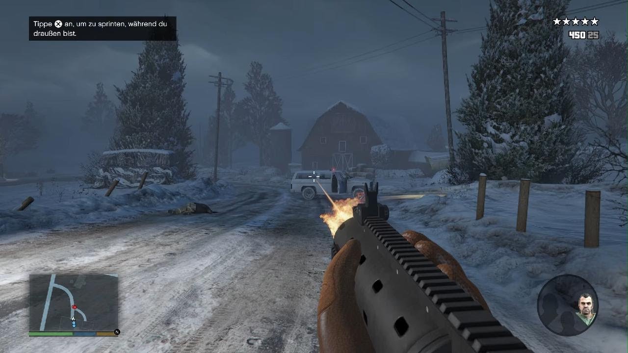 Grand Theft Auto V 1 und 2te Mission