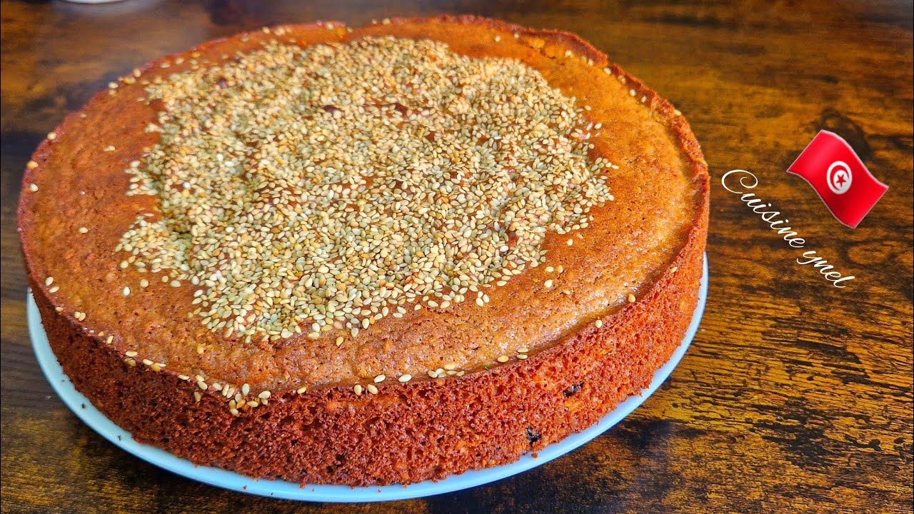 ابن واسهل خبزة درع  تونسية 🇹🇳تحضروها في خمسة دقايق g&acirc;teau tunisien au sorgho