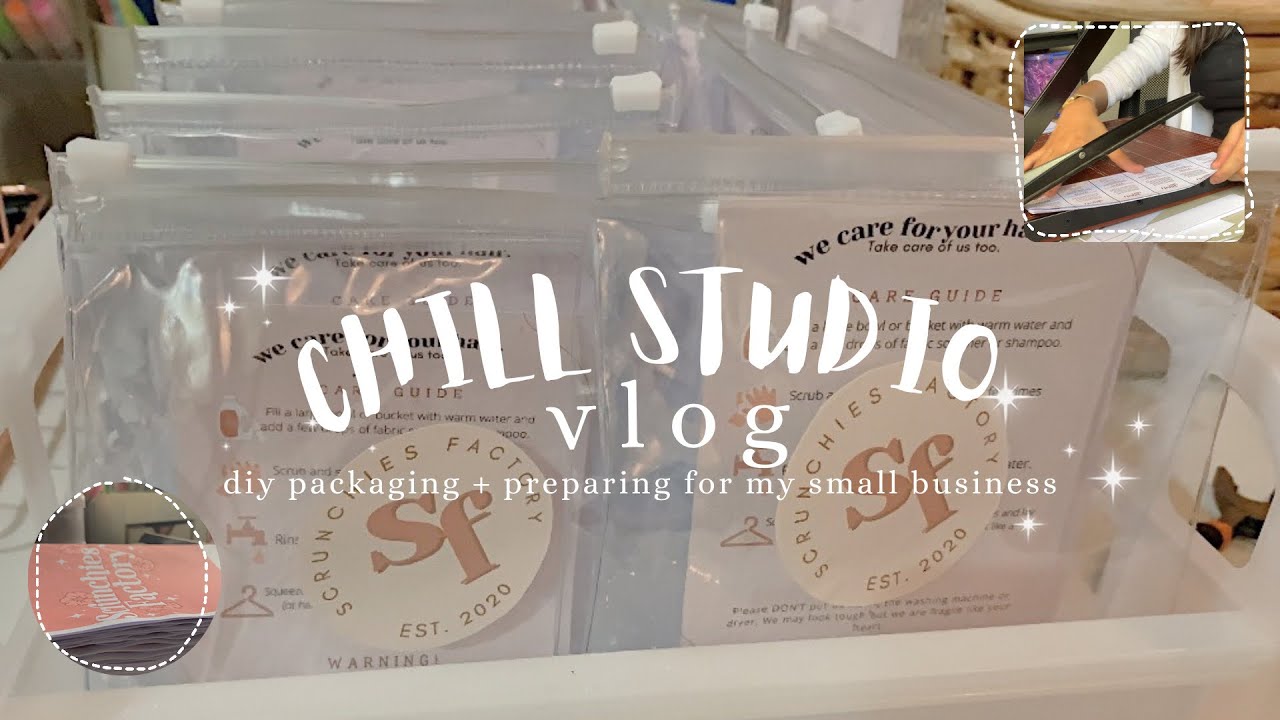 small business check, diy cute packaging + a day in my life (sustainable packaging) | it’s elle