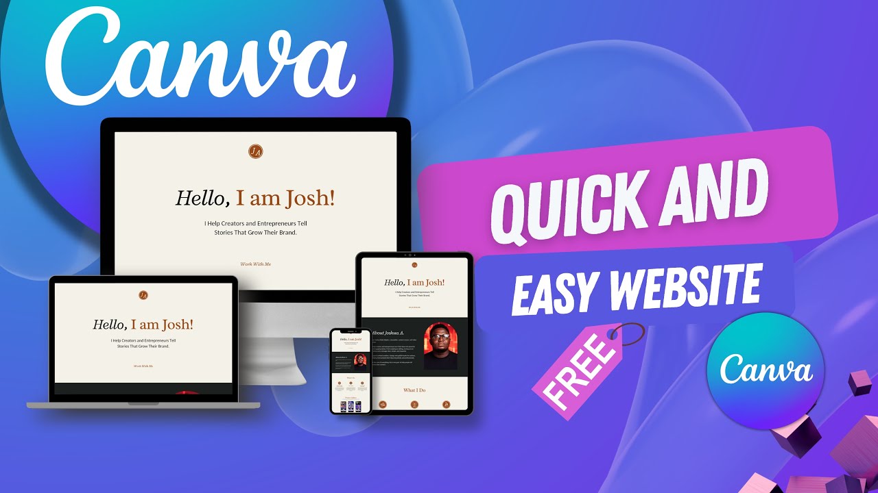 Canva Website Tutorial: Create a FREE Website in 30 Minutes!