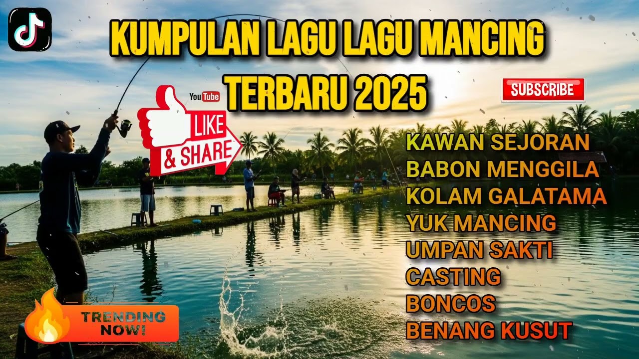 Kumpulan Lagu Mancing Terbaru 2025 - Soundtrack Wajib Para Angler (Strike, Boncos, Galatama)