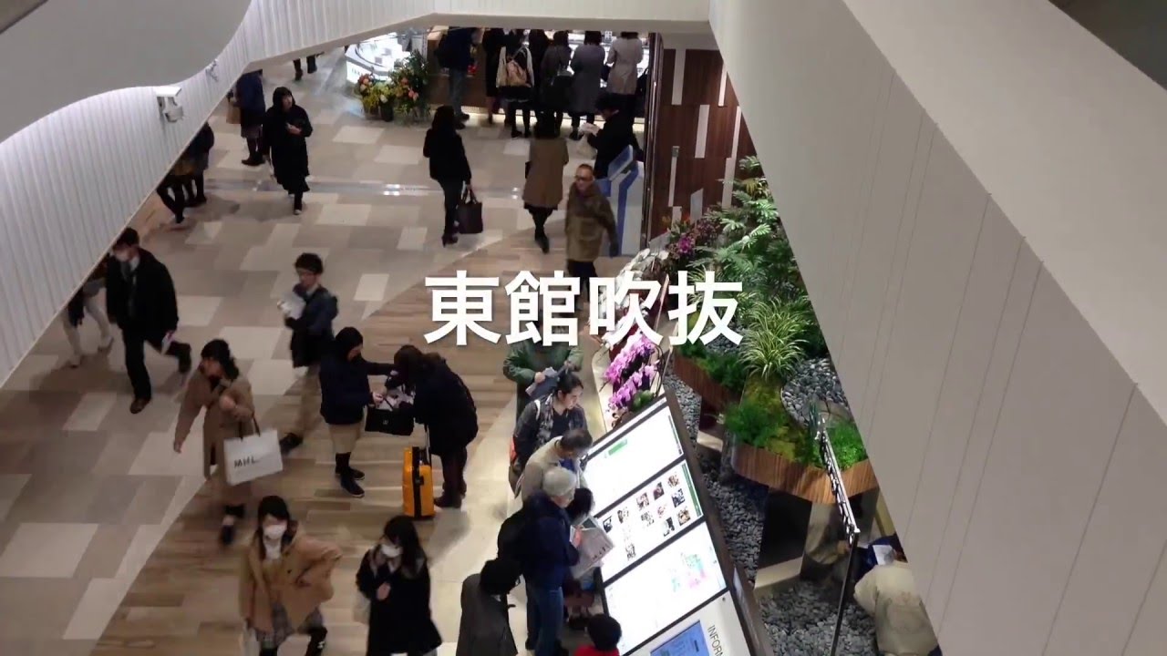S-PAL東館と仙台駅東西自由通路