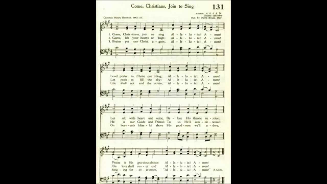 Come, Christians, Join to Sing (Madrid)