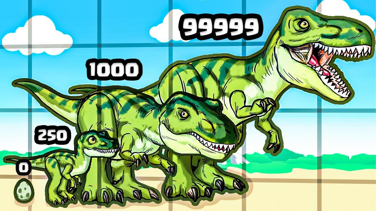 Growing a Dinosaur to MAX LEVEL