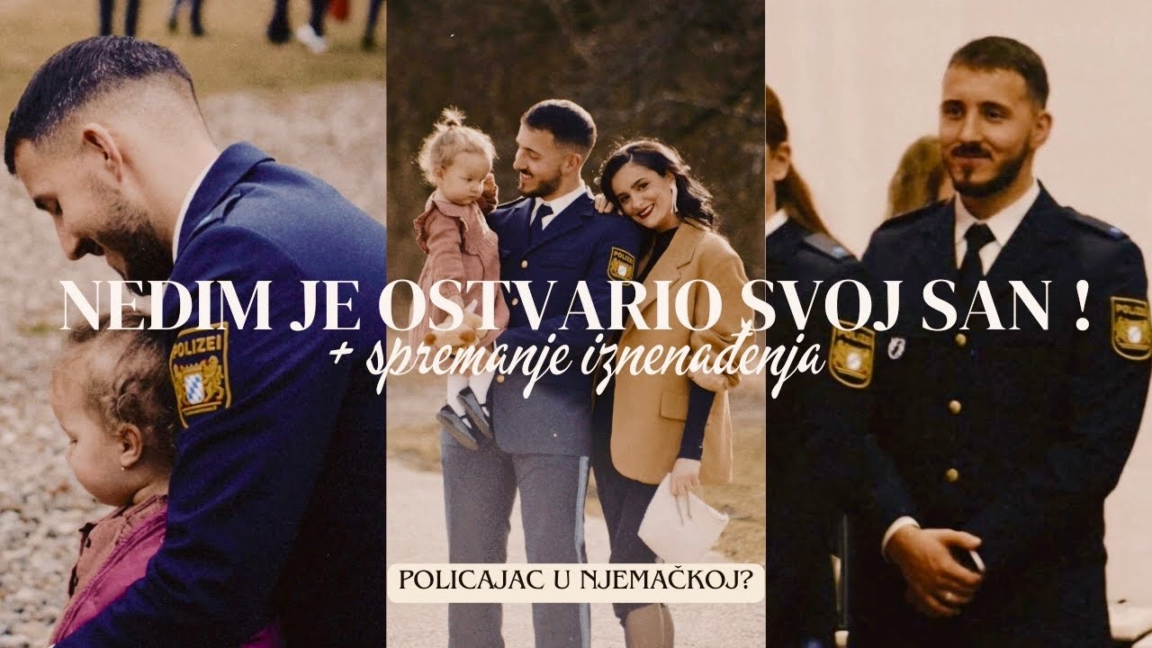 Vodim vas sa sobom na nama važan dan | Kako sam iznenadila Nedima i šta sam mu spremila? 👮🏻‍♂️🇩🇪