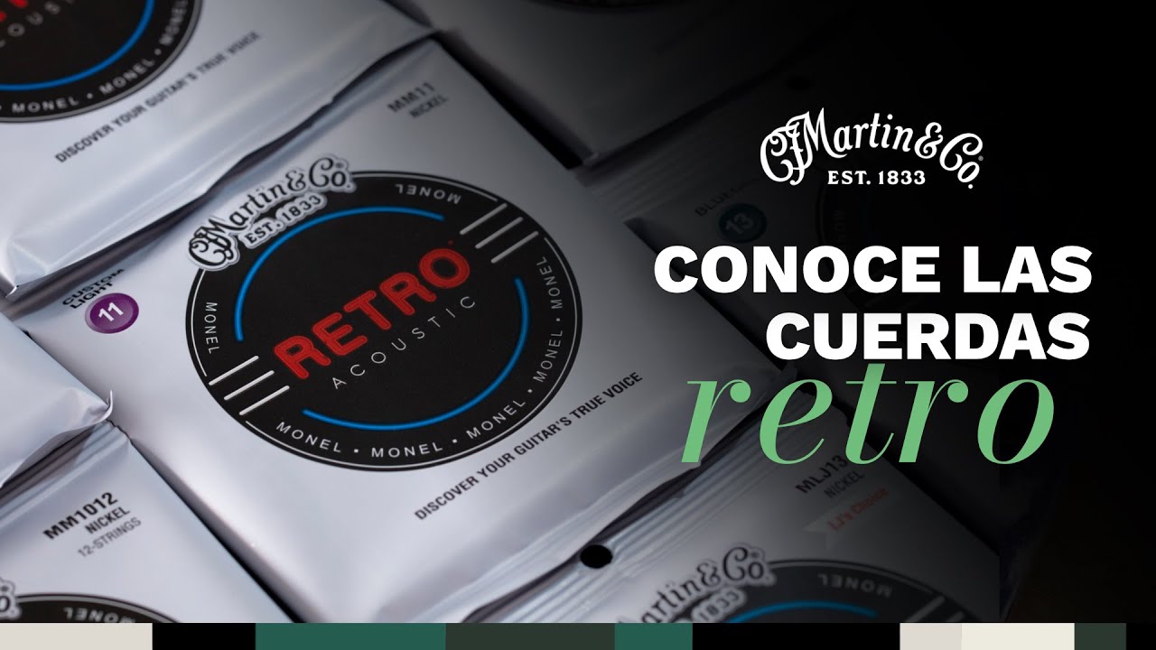 Cuerdas Martin Retro (Monel):Tono VINTAGE que revela la verdadera voz de tu GUITARRA AC&Uacute;STICA 🔥🎸