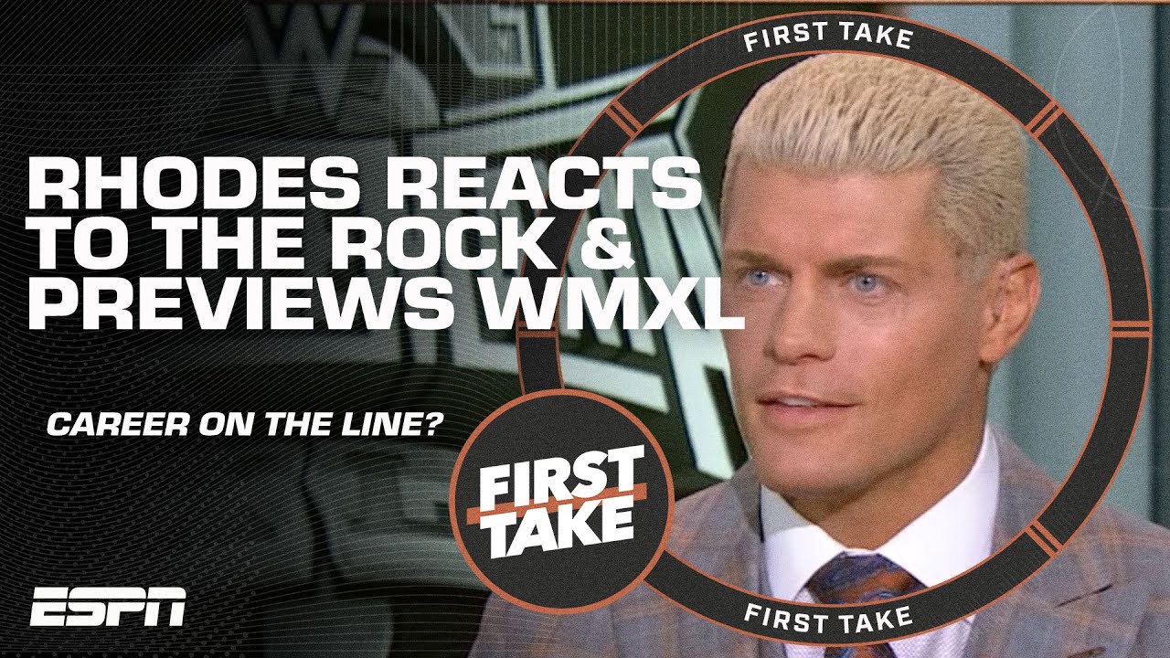Cody Rhodes on WWE WrestleMania XL's significance, The Rock's return & more! | First Take