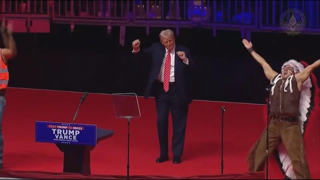 Donald Trump Dances to 'YMCA' at Pre-Inaugural Party