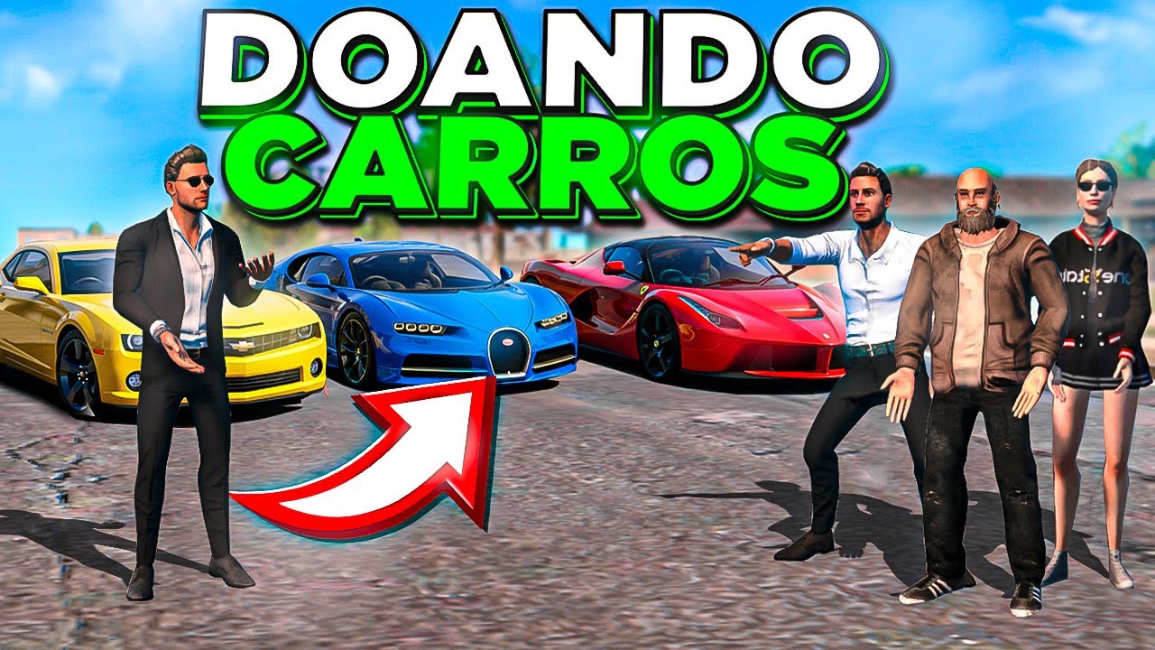 CARROS GRÁTIS! DOANDO MEUS CARROS PARA PESSOAS NO ONE STATE RP