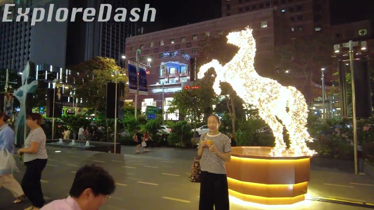 [4K Singapore Night Walk] Lucky Plaza to Apple Orchard Road | Orchard Late Evening Walk